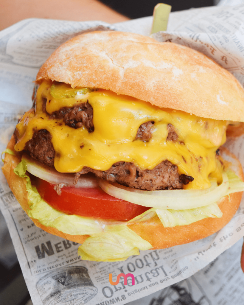Inspiration photo et légende Instagram : hamburger